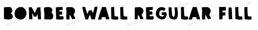 Bomber Wall Regular Fill Demo字体转换